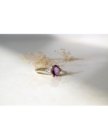 AMETHYST OVAL RING