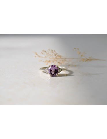 AMETHYST OVAL RING