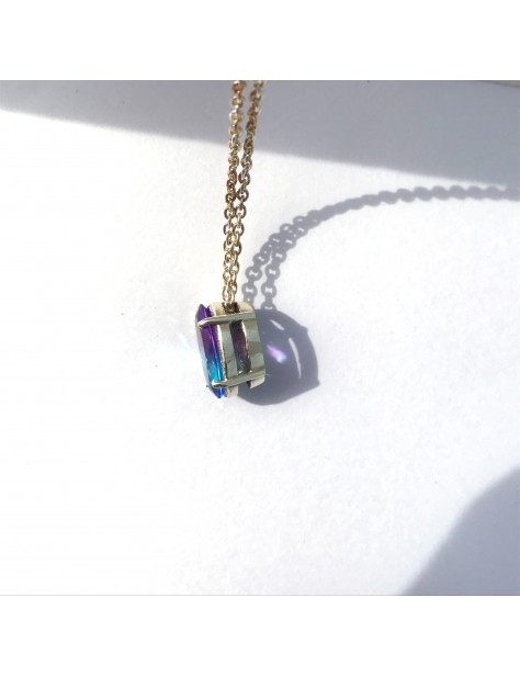 Changeable Colour Oval Pendant