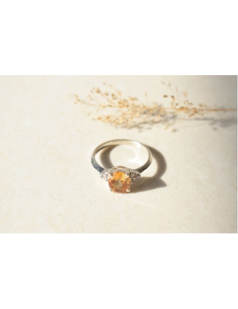 CITRINE OVAL RING