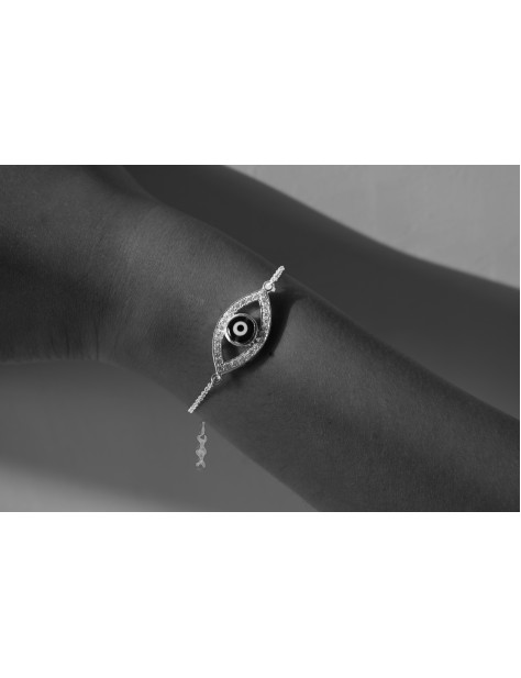 Evil Eye Bracelet Silver