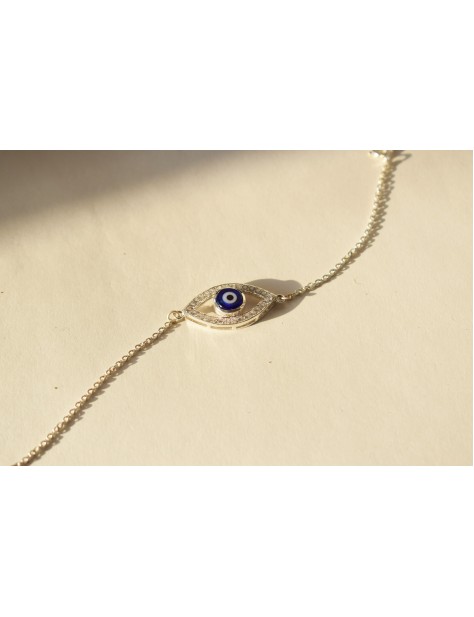 Evil Eye Bracelet Silver