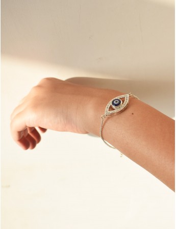 Evil Eye Bracelet Silver