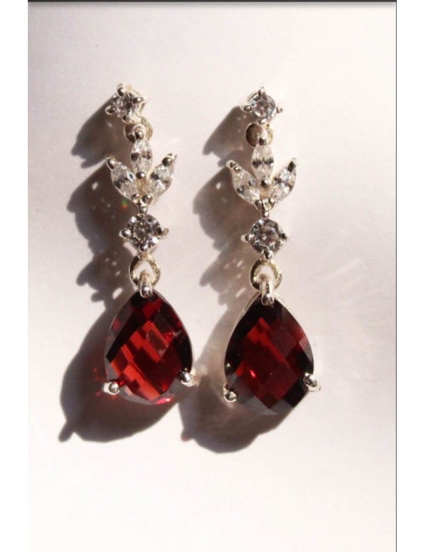 Garnet Fancy Earrings