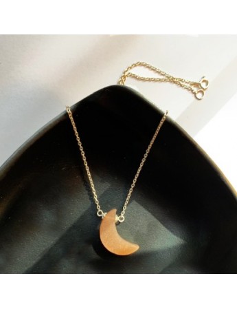 Peach Moonstone Pendant