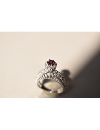 RHODOLITE COCKTAIL RING