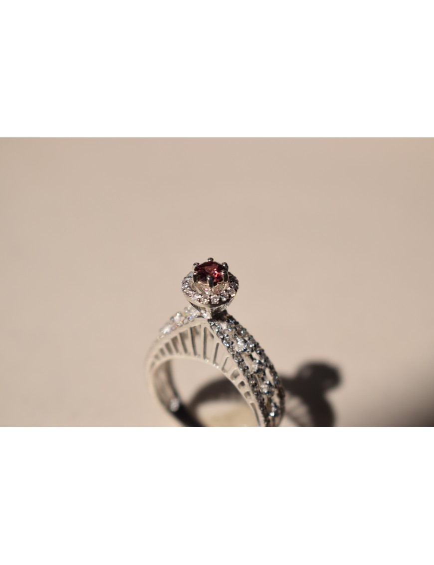 RHODOLITE COCKTAIL RING