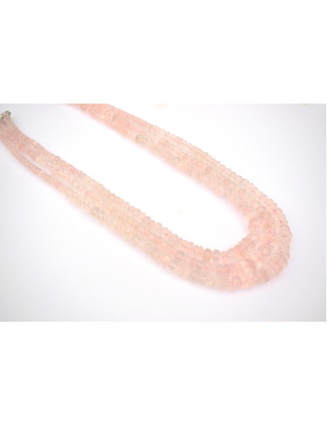 Rose Quartz Line Necklace