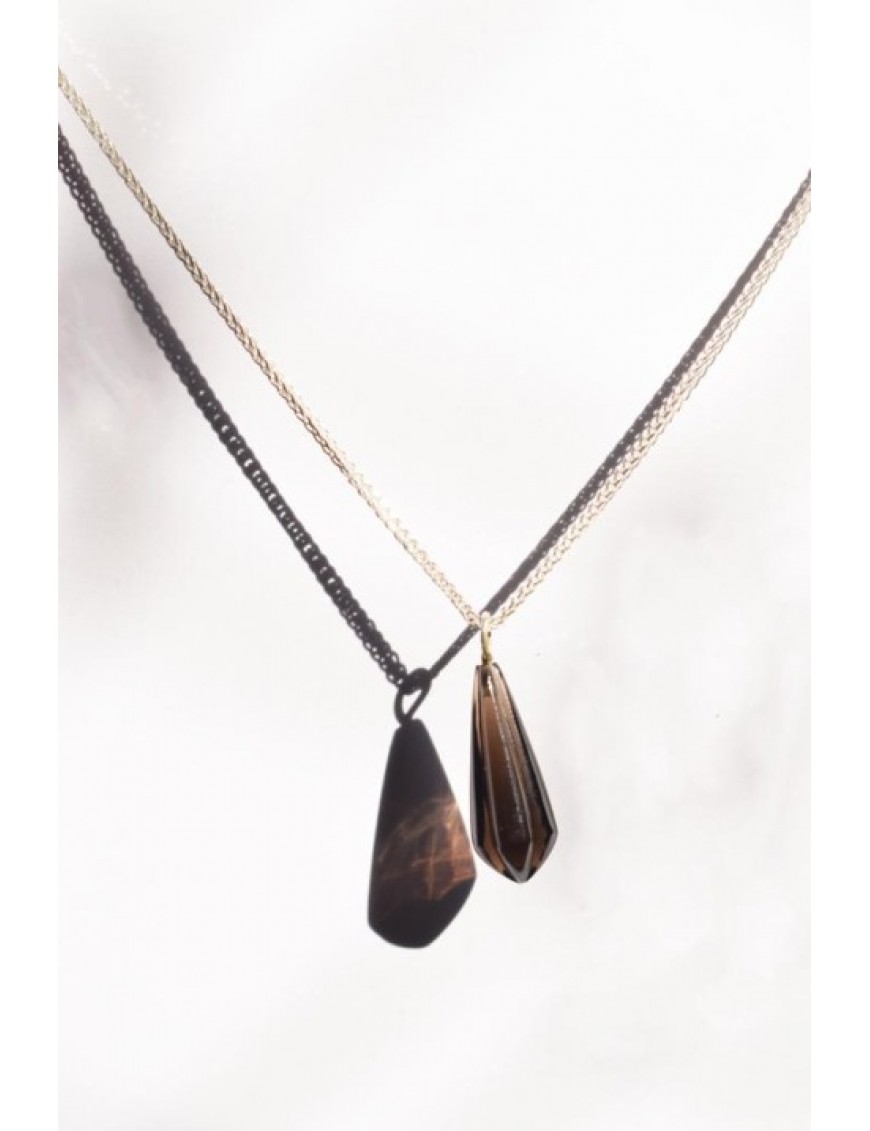 Smokey Drops Point Pendant